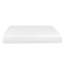Matelas simple en mousse viscoélastique gélifiée, 8 po Matelas doux dans une boîte, blanc-1484172138