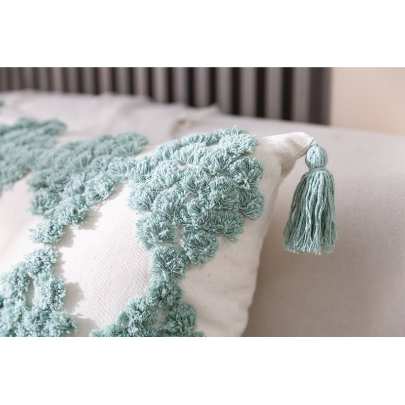 Housse de coussin Novel, Vert menthe, Carré