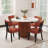 18'' H Mid Century Upholstered Side Dining Chairs With Solid Wood Legs,-654363746-653109688-649898399