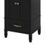 Meuble-lavabo de 20 pouces avec lavabo, 2 portes à fermeture douce et un tiroir, butoir de porte magnétique et patins réglables