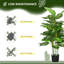 120cm Faux Evergreen Tree Plant in Pot
