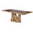 Guisborough Cedar Rectangular Solid Wood Top with Solid Wood Base Dining Table-2050666805