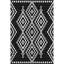 Tapis noir Prisco lavable à la machine de qualité supérieure-564499999