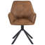 49cm H Upholstered Side Chair in Clear