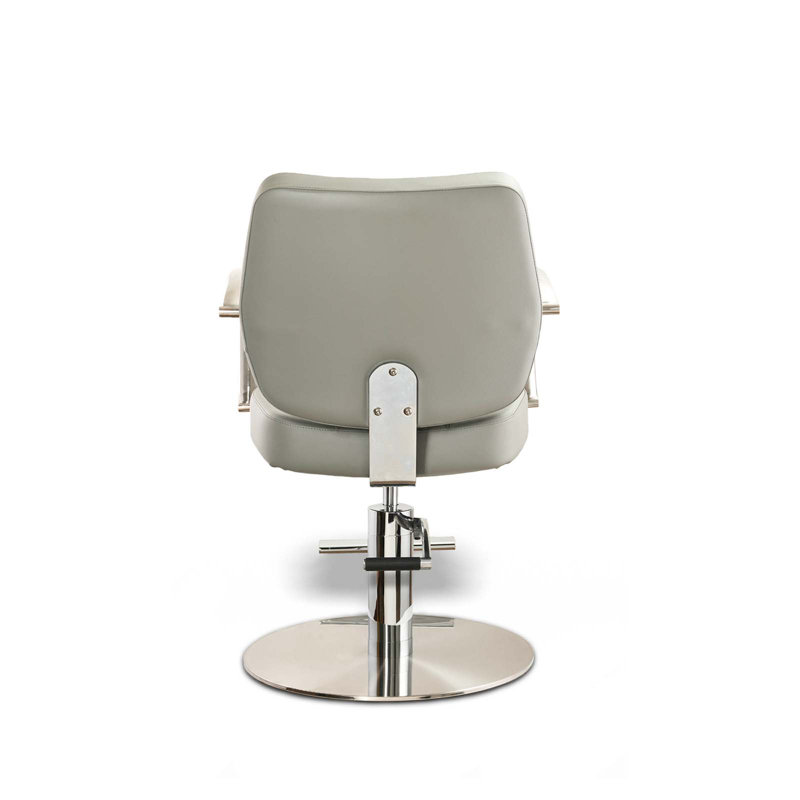 Fauteuil de salon 26,5 po en similicuir, Similicuir gris
