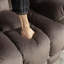 Fauteuil de massage moderne en microfibre 40,2 "avec chauffage et USB (ensemble de 2)-773017896