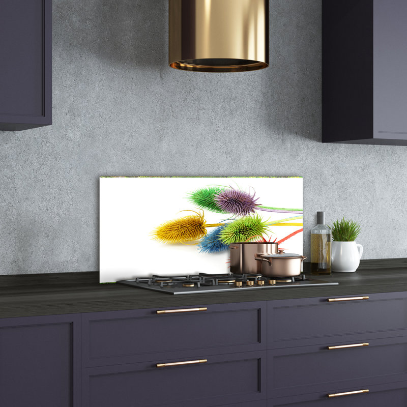 50cm W x 100cm L Glass Peel and Stick Panel