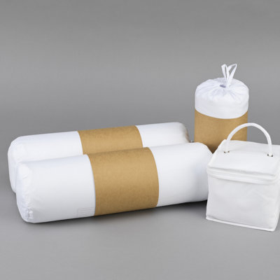 Lit double et protecteur - oreillers, drap, couvre-matelas. Draps doux en microfibre. Des coussins pour un repos paisible. Des déversements, punaises de lit, etc. Blanc avec taie d'oreiller 2 100% sommeil réparateur.