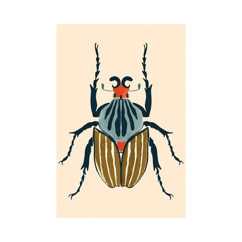 Coccinelle I, H 12 po x l 8 po x P 0,75 po