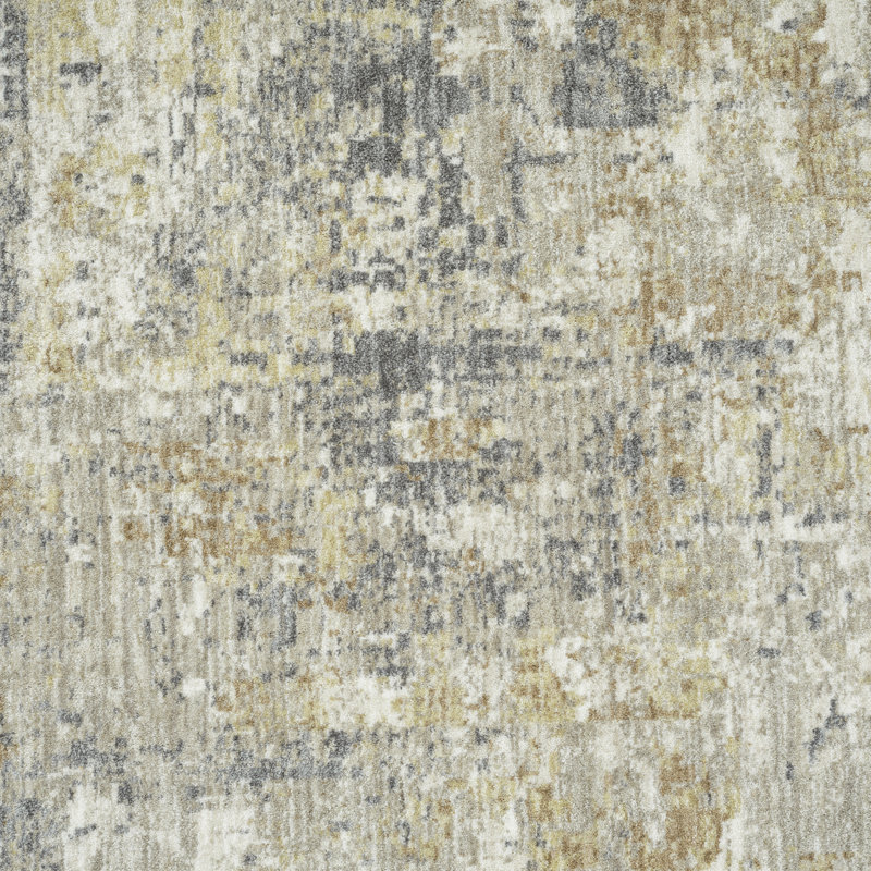 Tapis intérieur crème / multicolore Anthonyson, Rectangle 2 pi 3 po x 3 pi 6 po