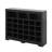 Sleek Design 24 Shoe Cubby Console, Modern Storage Cabinet With Curved Base, Versatile Sideboard For Hallway, Bedroom, Living Room-1131831675