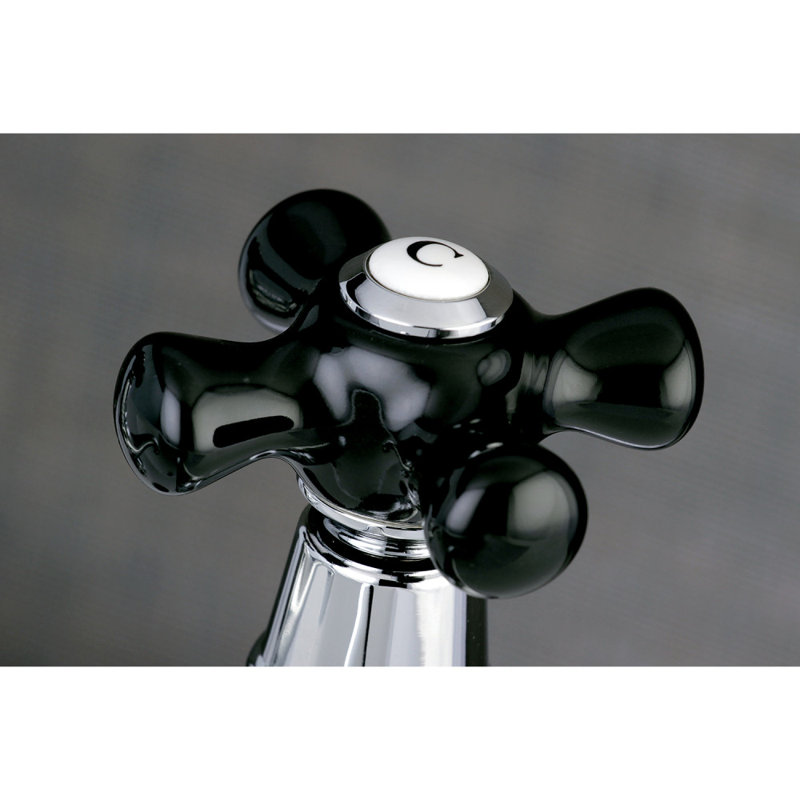 Robinet de salle de bain central à Duchess, Chrome poli