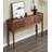 Brown Rectangular Solid Wood Console Table-107230867