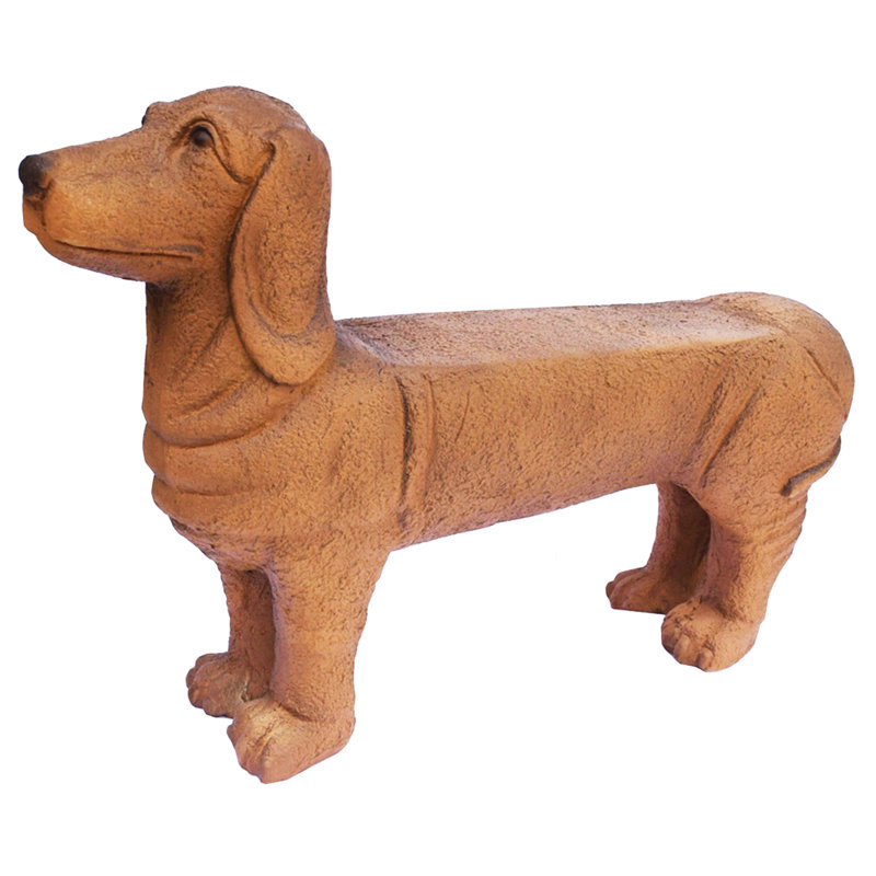 Banc de jardin en plastique Seawright Dog, H 22 po x l 32 po x P 8 po