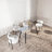 51" Dining Table Modern Minimalist Rectangular Glass For 4-6 With 0.31" Tempered Glass Tabletop And Black Metal Legs, Writing Table Desk-224325345