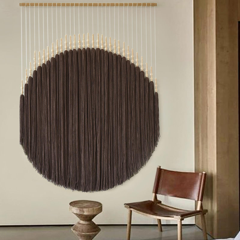 Large Macrame Wall Hanging- Boho Cotton Fibre Art.