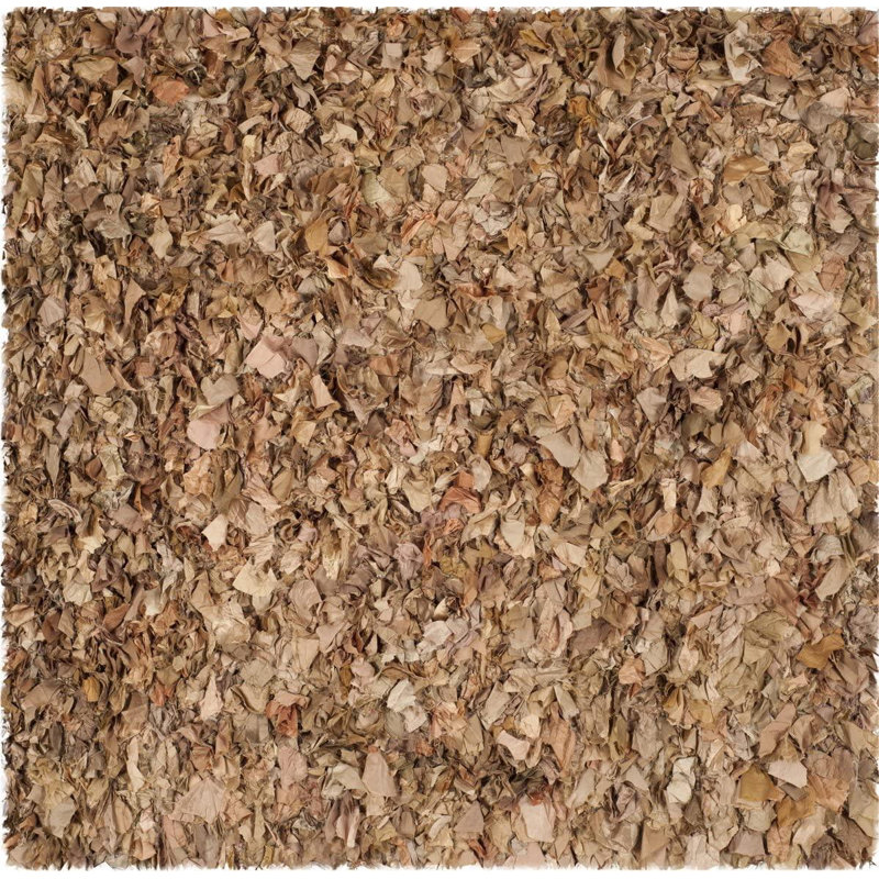 Tapis de couleur unie Godsey, Carré 8 pi