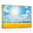 Toile avec cadre flottant or