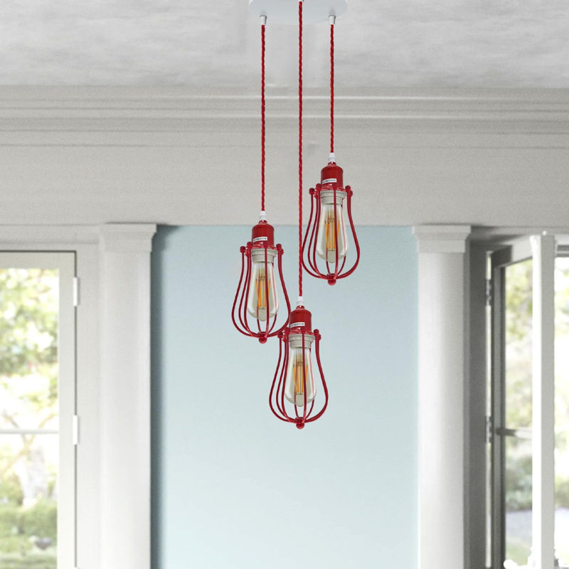 3 - Light Pendant, Red