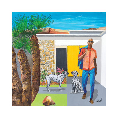 Clyde 1 Piece Wrapped Canvas Painting