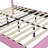 Upholstered Bed Frame With LED Lights-876683456