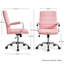 Mid-Back Executive Swivel Office Chair with Metal Frame and Arms-1011215337