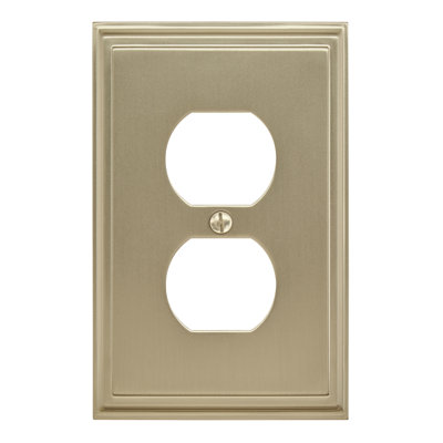 Mulholland 1-Gang Duplex Outlet Wall Plate