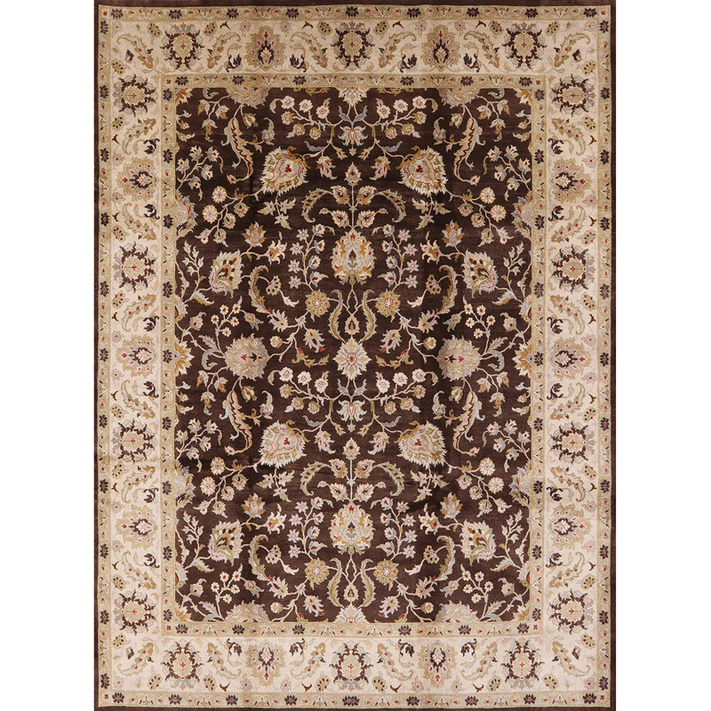 Tapis oriental beige / brun Tombolo, Rectangle 7 pi x 9 pi