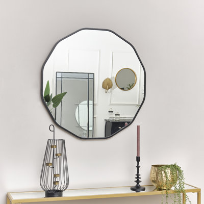 Abbielouise Metal Flat Wall Mirror