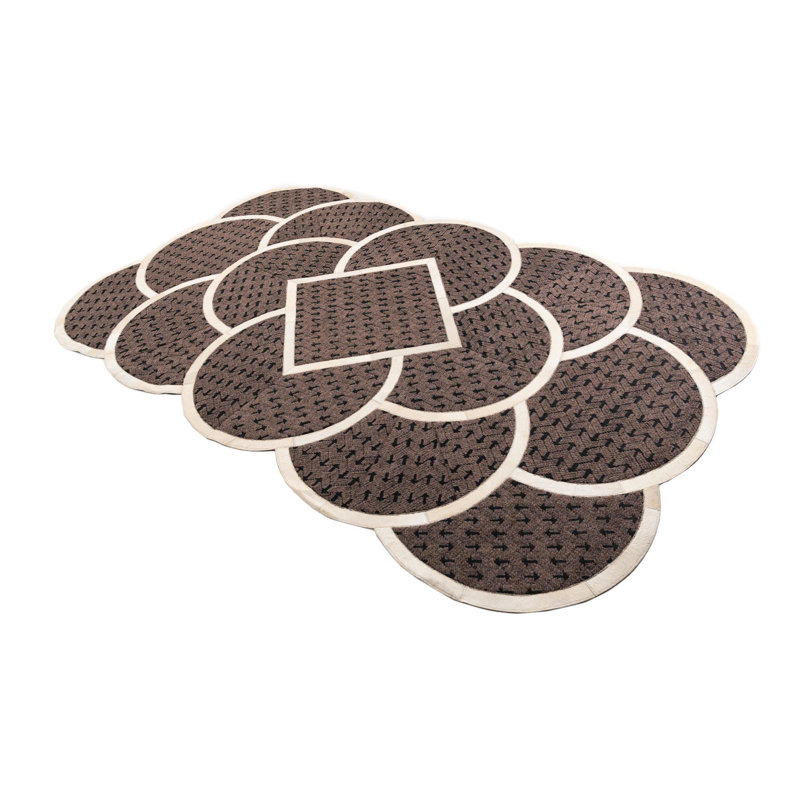 Tapis brun Juliana