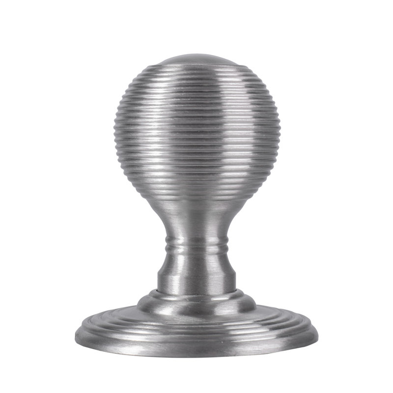 Julianna Double Dummy Door Knob, Satin Nickel