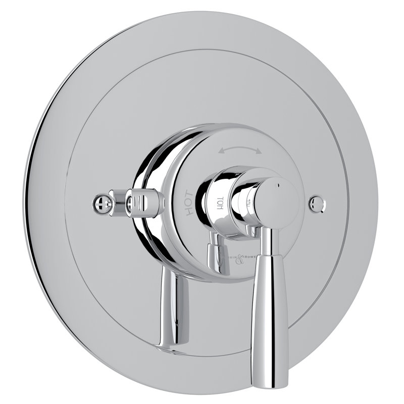 Garniture thermostatique 3/4 "Holborn sans contrôle de volume, Chrome poli