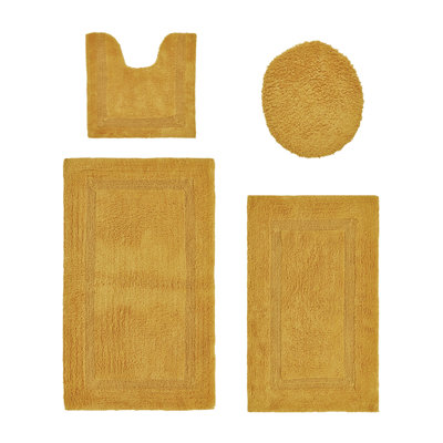 Ensemble de tapis pour salle de bain 100% coton 2370 g / m² Lux Premium