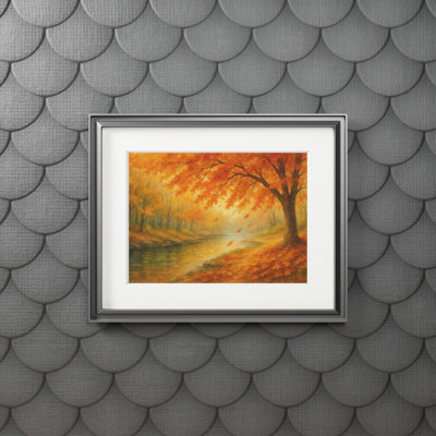 Clinger Single Picture Frame Print
