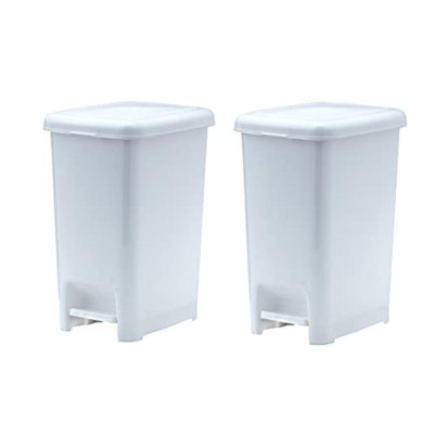 Poubelle à pédale avec couvercle pédale 10,5 gallons Superio Slim