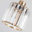 Lustre rond en cristal à 3 lumières avec abat-jour en cristal Stacyann-2095076218