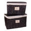 Gutowski 2 Piece Wicker Trunk Set