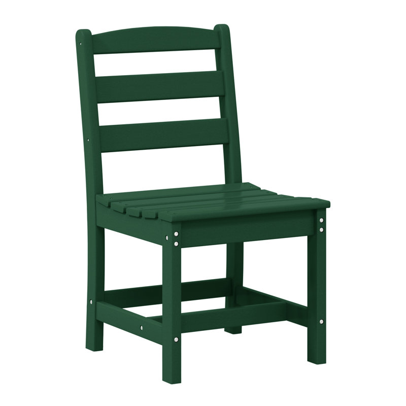 Chaise d'appoint de patio, Vert foncé
