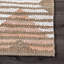 Jute tressée à la main géométrique/rose coton/brun/orange Tapis décoratif-286808331