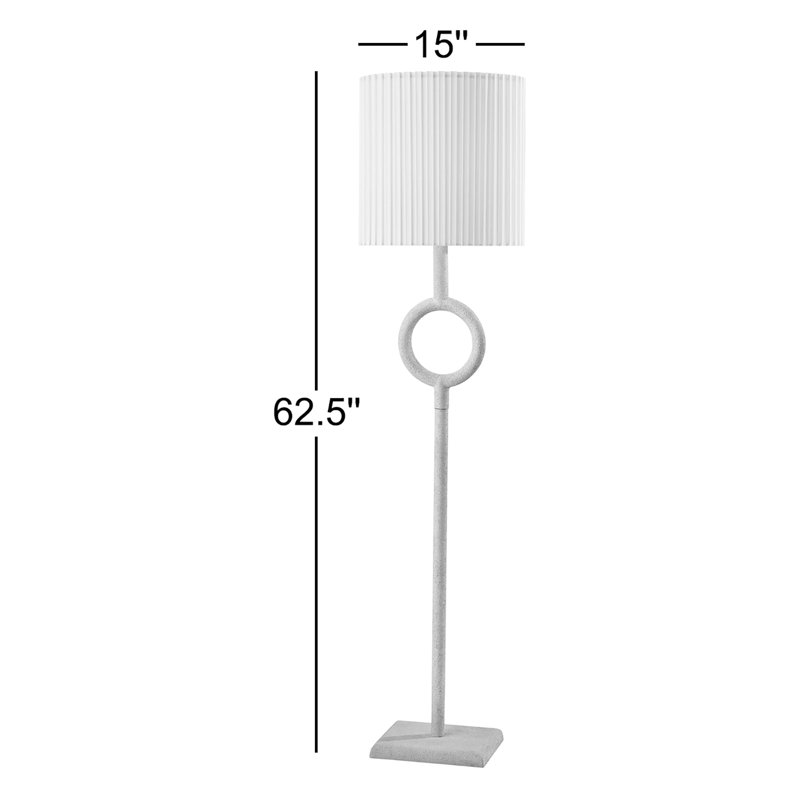 Lampe sur pied traditionnelle blanche 62,5 "Ireland