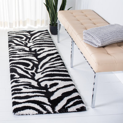 Coltun Shag Performance Animal Print Rug