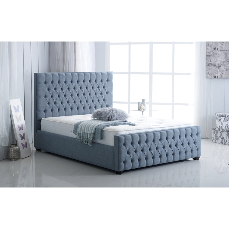 Upholstered Bed, Ice Crush, Small Double (4')
