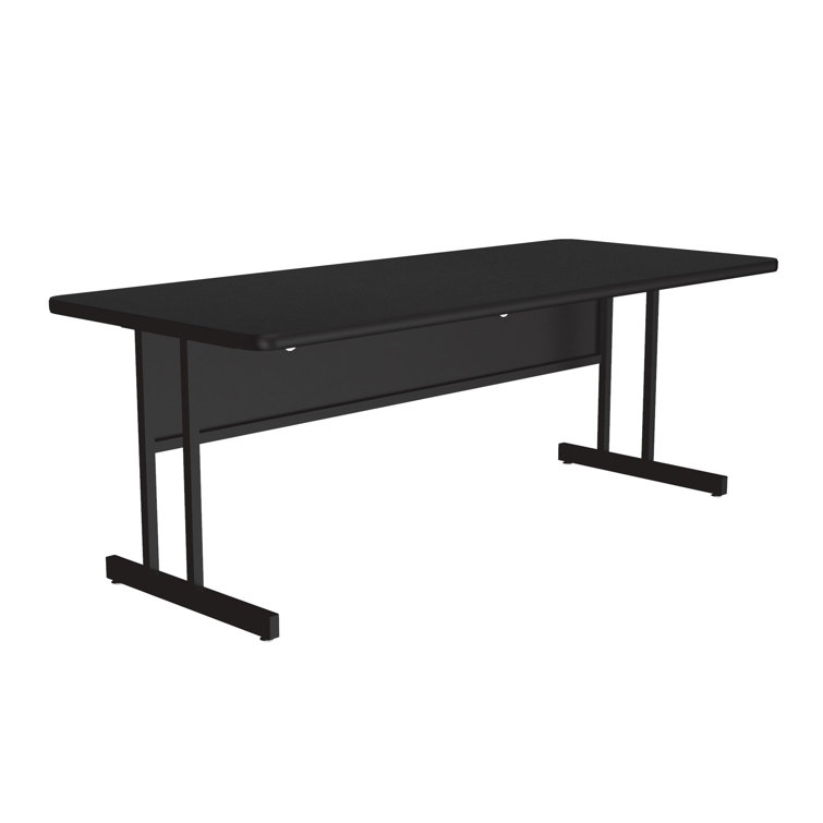 Rectangle 6 Person Training Table with Modesty Panel