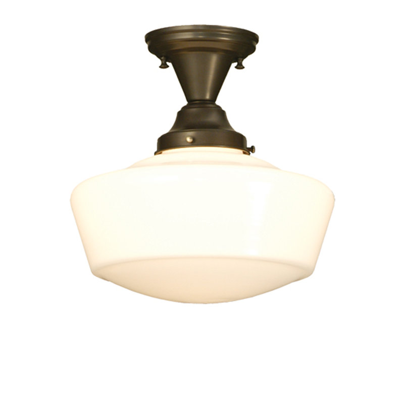 Plafonnier semi-encastré scolairee 12" 1-light