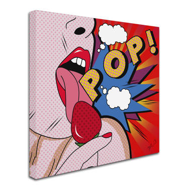 Brayden Studio 'Cat Toothpick' by Gregoire Leon Guillemin Graphic Art on Wrapped Canvas - Size: 26 H x 18 W x 1.5 D