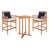 Structure en bois naturel / coussin beige