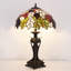 Lampe de table en vitrail Tiffany