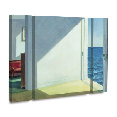 Ensemble de 3 panneaux d'art Edward Hopper