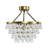 Deonta 5-Tier Dimmable Semi-Flush Crystal Chandelier-1583912171