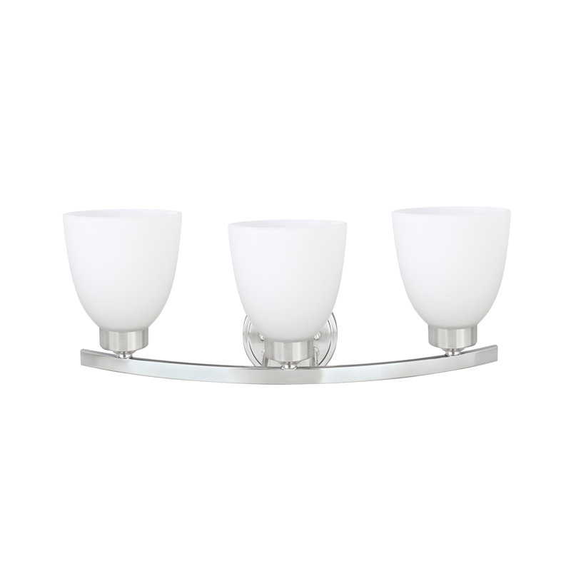 Fazal 3 - Light Vanity Light, Satin Nickel